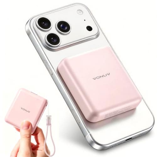 Magnetic Power Bank 10000mAh, 15W Wireless 22.5W Fast Charger with Cables — image 1