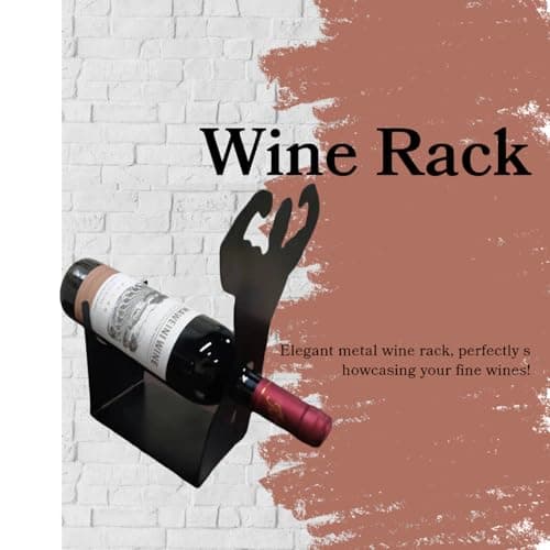 Vyrecronix Creative Wine Holder – Funny Table Centerpiece for Kitchen, Bar, and Parties – Freestanding Wine Storage Rack – Unique Gift Idea for Wine Enthusiasts view 6