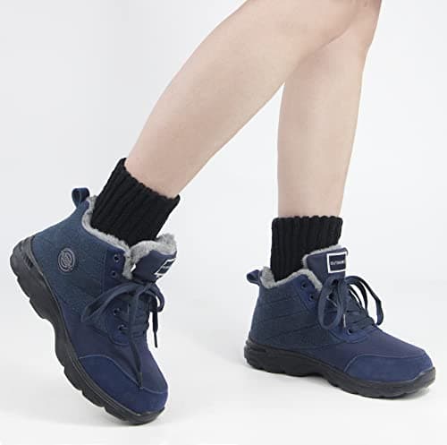 BenSorts Women's Winter Boots Socks Thick Warm Cozy Crew Socks Solid Color Gifts view 6