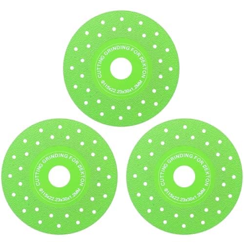 3pcs 4.5-Inch Porous Rock Plate Grinding Discs (for Angle Grinders) Glass Cutting Discs, Ceramic Marble Tile Cutting Discs — image 1