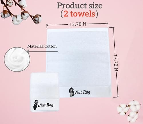 Carastora Funny Towels are the for Couples, Friends, or Special Occasions. They Make Unique Gifts for Anniversaries and Valentine's Day. Durable Everyday Bathroom Essentials, 2-Pack view 3