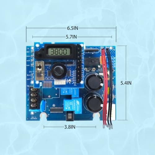 GLX-PCB-RITE Main Circuit Board & GLX-PCB-DSP Display Board，Fits The Hayward/Goldline Aqua Rite Saltwater Chlorinator，for Pool Chlorinators Replacement，Hayward aquarite Circuit Board view 5