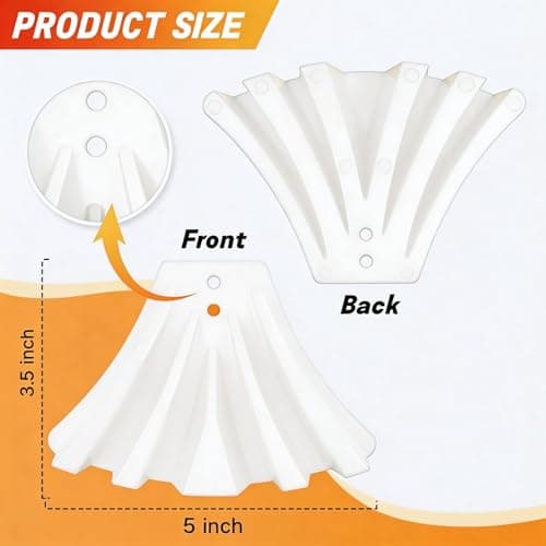 2-Pack Gutter Downspout Diverter, Downspout Disperser and Extension Fits 3" x 4" or 2" x 3" Downspouts,Protect Your Foundation (white) view 2