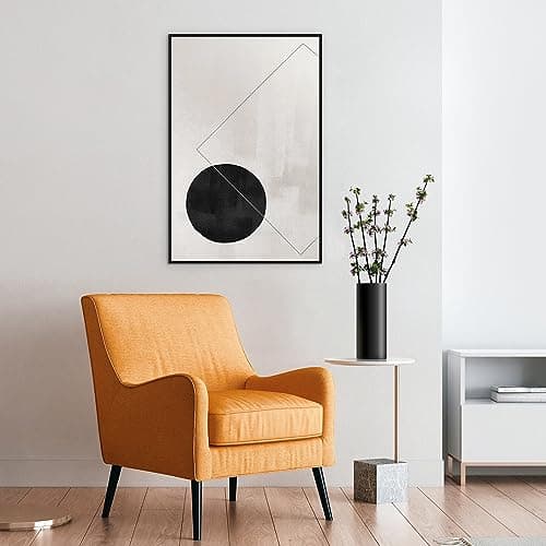 upsimples 24x36 Poster Frame Black 3 Pack, Scratch-Proof Picture Frames 24 x 36 for Photo Gallery - Slide-In Strips, Horizontal or Vertical Wall Mounting view 4