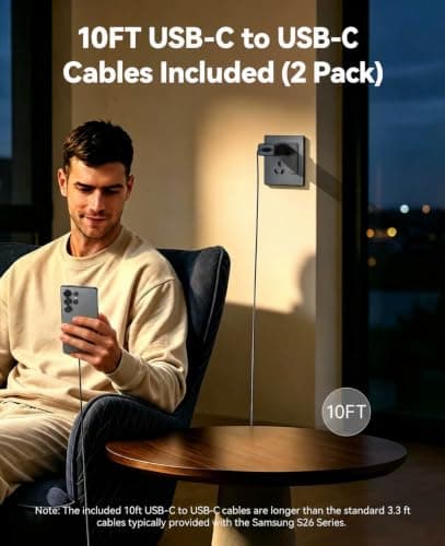 60W USB C Super Fast Charger, Phone Charger Fast Charging Block with  cable view 5