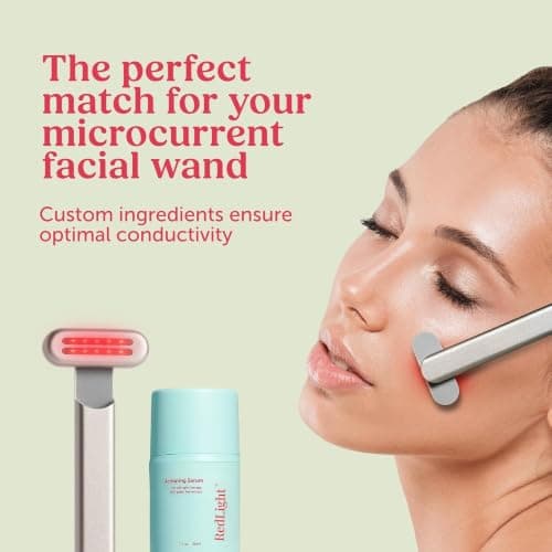 Berkland Matcha Red Light Activation Serum - Made in USA, 1 fl oz | US-made activation serum that stays workable through a full red light session - niacinamide, hyaluronic acid, ceramides view 2