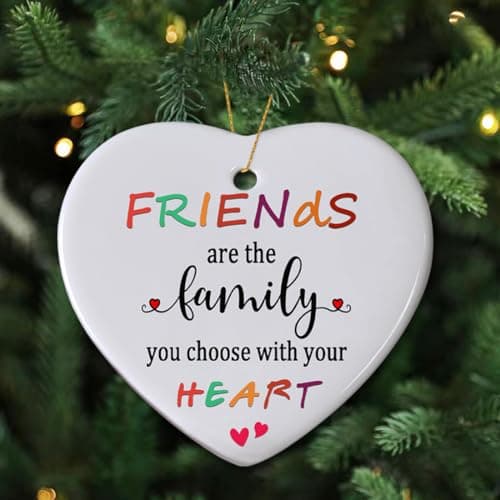 Friends Christmas Ornaments 2025, Friend Ornaments for Women, Friends are The Family We Choose Ornament, Best Friend, Friendship Gifts for Women view 4