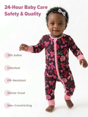 Super Soft Bamboo Baby Clothes–Breathable Romper Perfect for Playtime Sizes 0-3T view 5