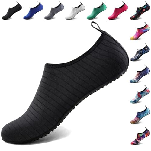 Water Shoes for Women Men Quick-Dry Aqua Socks Swim Beach Barefoot Yoga Exercise Wear Sport Accessories Pool Camping Must Haves Adult Youth Size — image 1