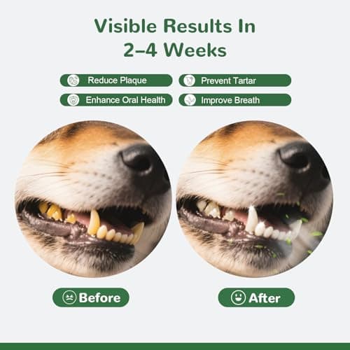 Vetriuntrix Dog Teeth Cleaning Powder, Dental Powder for Dogs Teeth Tartar Remove & Plaque Off, Fresh Breath for Dogs with Natural Plants Blend, Enzymes and Postbiotics, 80g view 3