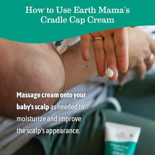 Earth Mama Cradle Cap Cream - 2 oz - Gentle Cream for Babies - Scalp Moisturizer to Help Soften Flakes - Cradle Cap Kit Essential view 5