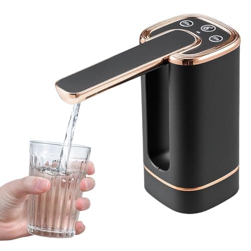 5 Gallon Water Dispenser for 5 Gallon Bottle, Electric Water Dispenser Pump - USB-C Rechargeable, 1200mAh Battery, Portable for Home, Office, Camping (Rose Gold) — image 1