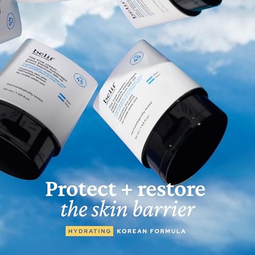 belif Aqua Bomb SPF 45 Hydrating Niacinamide Sunscreen (1.69 fl. oz) - The True Cream PA++++, Daily Broad Spectrum, No White Cast, Weightless & Invisible, Non-Greasy, Korean Skincare view 2