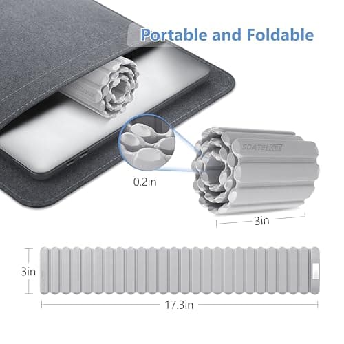 Wrist and Ankle Weights for Women & Men 2 Pack (1lb Each), Adjustable Silicone Wearable Arm & Leg Weights for Pilates, Gym, Yoga, Cardio, Strength Training view 6