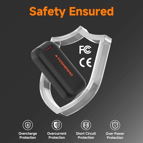 Hand Warmers Rechargeable, Electric Hand Warmer Reusable, Slim Pocket Heater Handwarmers,Gifts for Men, Women Christmas Outdoor/Indoor/Golf/Camping/Hunting Essentials(2 Packs) view 6