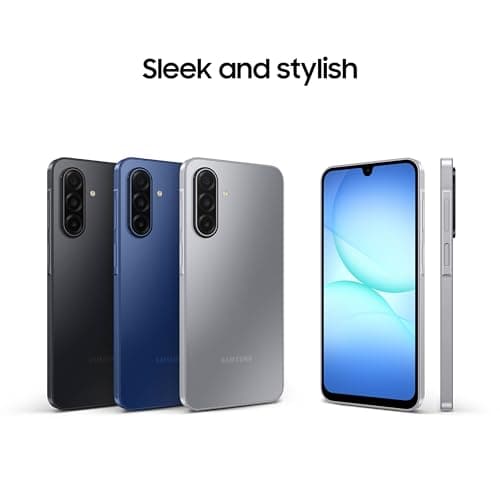 Samsung Galaxy A17 5G Smart Phone, 128GB, Large AMOLED, High-Res Camera, Durable Design, Super Fast Charging, Expandable Storage, Circle to Search, 2025, US 1 Yr Manufacturer Warranty, Blue view 2