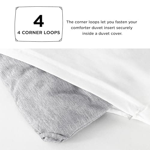 Bedsure Full Comforter Set - Grey Soft Bedding for All Seasons, Cationic Dyed Bed Set, 3 Pieces, 1 Full Size Comforter (82"x86") and 2 Pillow Shams (20"x26"+2") view 4