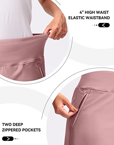 G Gradual Golf Skirts for Women Zipper Pockets High Waisted Skorts for Woman Tennis Athletic Workout Casual Summer view 4