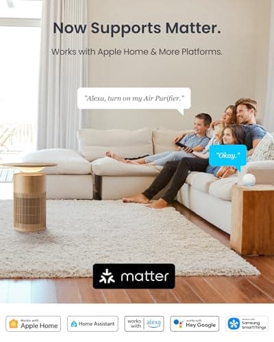 SwitchBot Air Purifier for Home Large Room up to 3620 ft², Pet Mode, Support Matter, 20dB, Washable Pre-filter, Aromatherapy, Works with Alexa, Google Home, Apple Home, Ideal for Odor, Dust & Pet Hair view 4