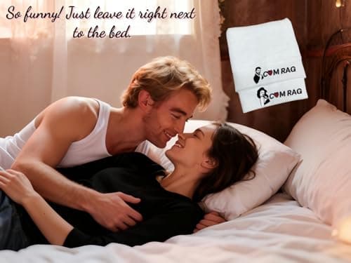 Carastora This 2-Pack Towel Set Makes a Thoughtful Gift for Couples and Special Occasions Like Anniversaries or Valentine’s Day. Soft, Durable, and Breathable, They’re Perfect for Daily Bathroom use. view 4