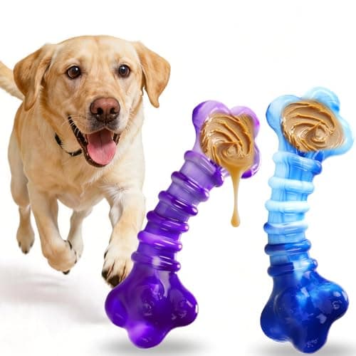 Kseroo Indestructible Dog Toys for Aggressive Chewers: 2-Pack Tough Chew Toy for Large Dogs, Heavy Duty Long-Lasting Dog Bones for Large Breed, Dog Toys to Keep Them Busy — image 1