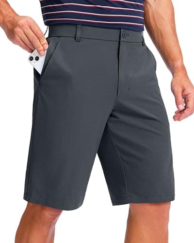 Men's Golf Shorts 7"/ 9"/ 11" Inseam with 5 Pockets Lightweight Stretch Quick Dry Casual Dress Hybrid Short for Men — image 1