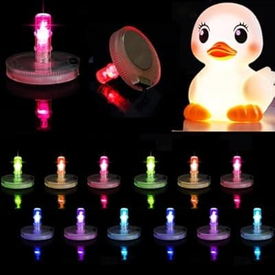Light Up Rubber Duck Plug, 16 Colors Changing LED Interior Car Light for Jeep Dashboard Universal Fit for Most Vehicles (Excluding Rubber Duck) (12)