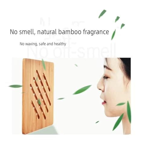 REVGOZU Natural Bamboo Ceramic Pot Tray heat bowls insulation pad, Durable Anti-Hot insulation pad for Hot Dishes, Bowl, Teapot, Hot Pot Holders Tray Soup Bowl Tray table mat(Square, 7.08x7.08*0.39) view 4