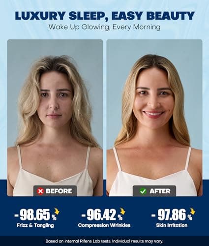 Ultra-Chill Cooling Pillowcase Set of 2 for Hot Sleepers, Softer Than Silk Pillow Cases for Protecting Hair & Skin, Breathable Bed Pillow Covers w/Zipper, Gifts for Women Men(Light Gray, King) view 4