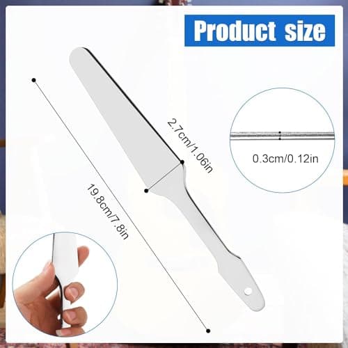 Guitar Fret Crowning File,Guitar Frets Crowning Luthier File Cutting Edge Tool Guitar Repair Tool,High Carbon Steel Nut Files for Electric,Acoustic,Bass Guitar (Black) view 2