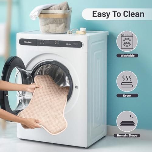 Dog Bed Mat, Soft Foam Dog Crate Pad for Small Medium Dogs, Stylish Bone-Shaped, Anti Slip & Washable Pet Floor Mat Puppy Bed for Crates, Kennel view 6