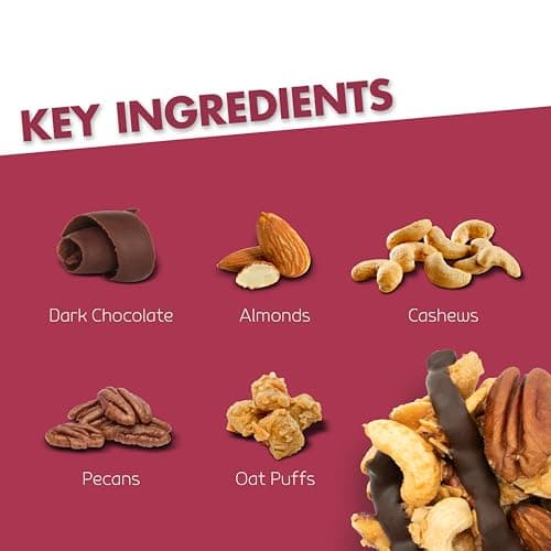 InnoFoods Dark Chocolate Nut Clusters, Gluten Free, Non-GMO, 3 Pack, 16 oz Each view 4