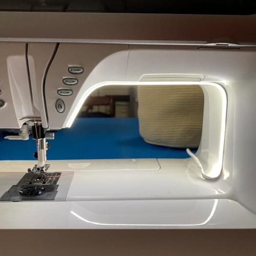 Sewing Machine Light, Dimmable Sewing Light Strip with Touch Dimmer, Adhesive LED Strip Light for Sewing Machine, Daylight White, 78” Power Cord, and Clips Included view 4