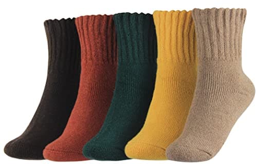 BenSorts Women's Winter Boots Socks Thick Warm Cozy Crew Socks Solid Color Gifts — image 1