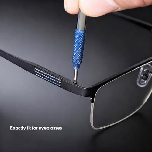 Eyeglass Keychain Screwdriver Repair Kit,MINGFIX 3 in 1 Eye Glasses Tightening Tools Set with Small Phillips,Flathead,Nut Driver Bit for Sunglasses,Eyeglasses and Others view 6