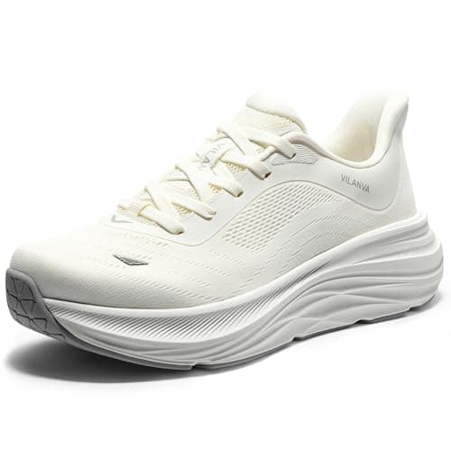 Vilanva Women's Comfortable Walking Shoes Cushion Running Tennis Sneakers Non-Slip Workout Gym Athletic Breathable Trendy Fashion Sneakers — image 1