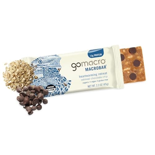 Gomacro, Nutrition Bar Oatmeal Chocolate Chip Organic 12 Count, 2.3 Ounce view 3