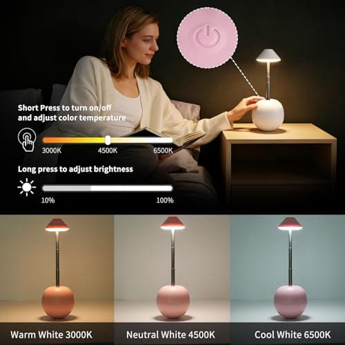 Rechargeable
LED
Table
Lamp,
Tumbler
Cordles
Lamp view 2