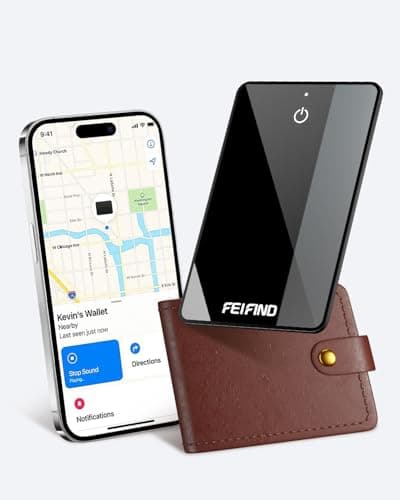 2026 MFi Certified Wallet Tracker Card (iOS Only), Work with Apple Find My — image 1