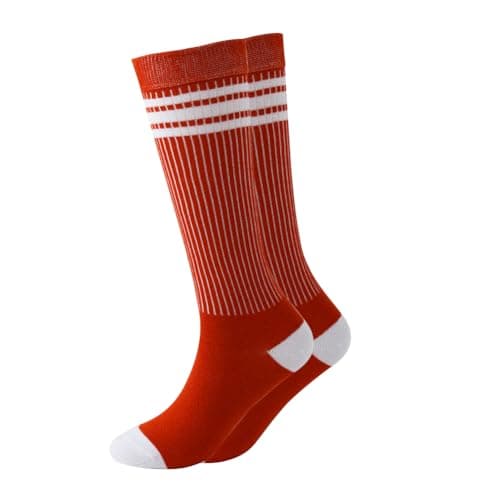 NEVSNEV Knee High Tube Socks Comfortable and Breathable with Triple Stripes for Boys — image 1