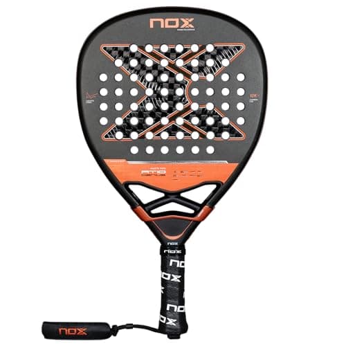 Padel Racket AT10 Genius Attack 12K by Agustin Tapia 2025 | Luxury Series Diamond Pala Padel | Exclusive Spin Technology & NOX Custom Grip | 12K Carbon with MLD Black EVA Core | Elite Pala
