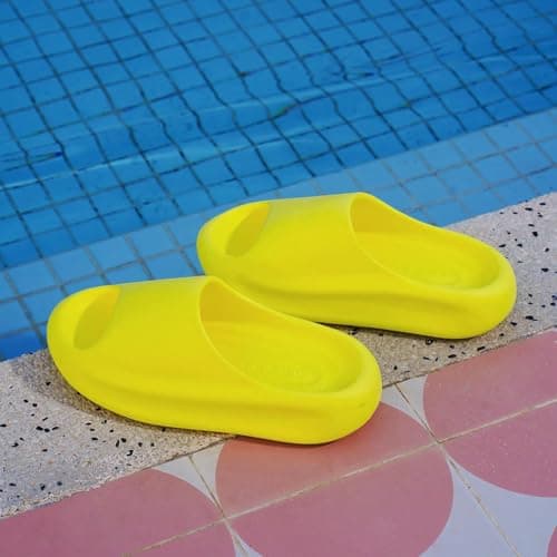 YASSIA Cloud Slides for Men and Women, Ultra-Soft Thick Sole Non-Slip Sandals, Comfortable Indoor Outdoor Shower Slippers & Pool Slides view 6