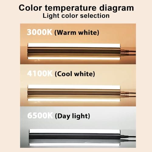 F15T8/DL 18 Inches T8 15 Watt Fluorescent Tube Compatible for Sylvania GE Eiko F15/T8/D Daylight 6500K G13 Bi-Pin Base 6 Count view 6