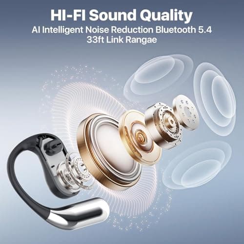 Real-Time AI Translation Earbuds 168 Languages Translator Earphones, Audifonos Traductores Inglés Español, Bluetooth 5.4, OWS Open Ear & LCD Touch, Translating Device for Travel Meetings Learning view 7