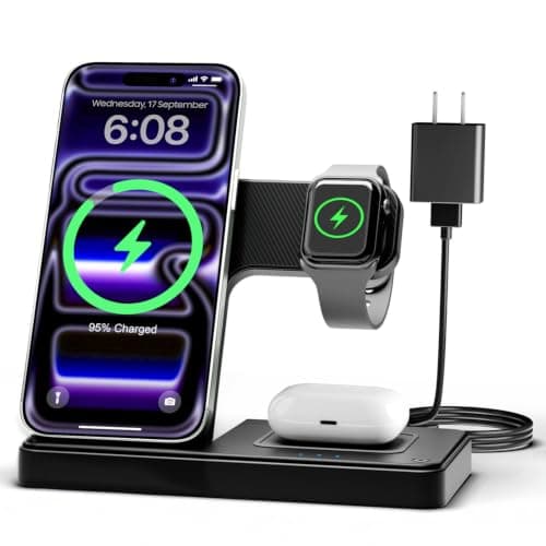 GETPALS Wireless Charger iPhone Charging Station for Apple Multiple Devices — image 1