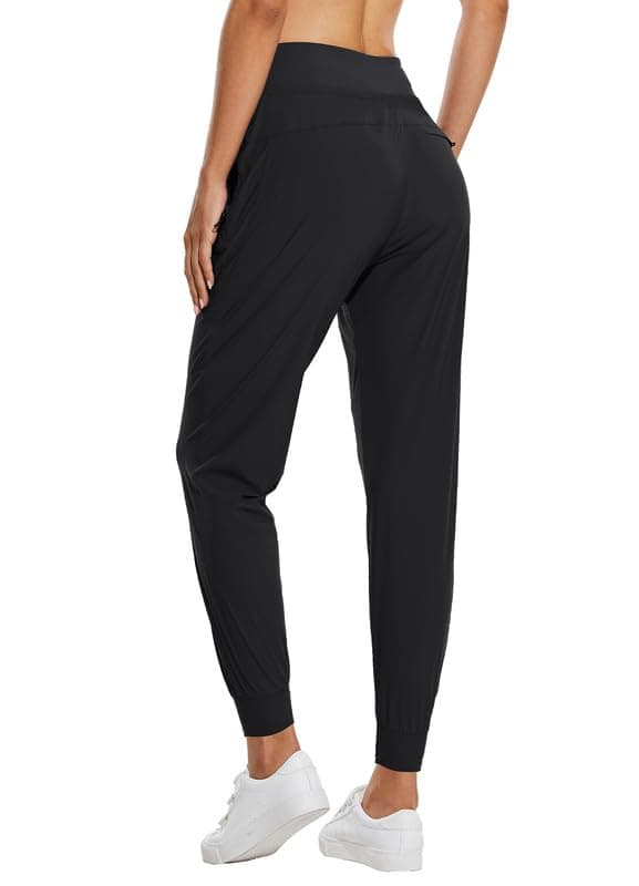 baleaf Womens Hiking Pants Lightweight Quick Dry Joggers High Waist 5 Zipper Pockets Travel Athletic UPF50+ view 2