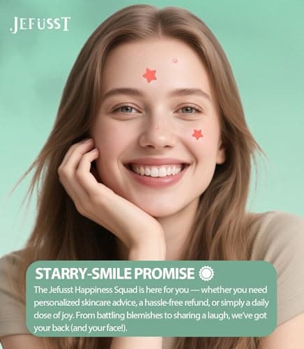 Jefusst Star Acne Patches 168 Counts, Pimple Patch Pimple Patches for Face Pimple Patches Stars Hydrocolloid Acne Patches Cute Zit Patches Healing Sticker, Pink, Blue and Orange view 7