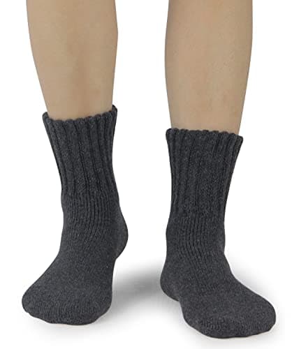 BenSorts Women's Winter Boots Socks Thick Warm Cozy Crew Socks Solid Color Gifts view 5