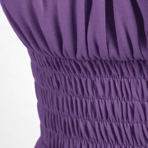 GRACE KARIN Women's Summer Maxi Dress 2026,Smocked Ruched Bust Sundress with Adjustable Straps & Pockets-Beach Vacation Dress view 2