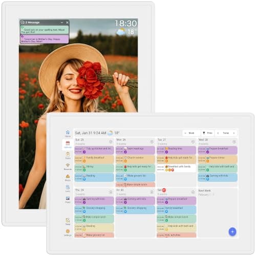 Digital Calendar, 10.1-inch Smart Family Digital Wall Planner & Chore Chart | No Subscription Electronic Calendar for Family Schedules, Meal Planning & Task Rewards, Photo Frames Perfect Gifts for Mom & Women — image 1